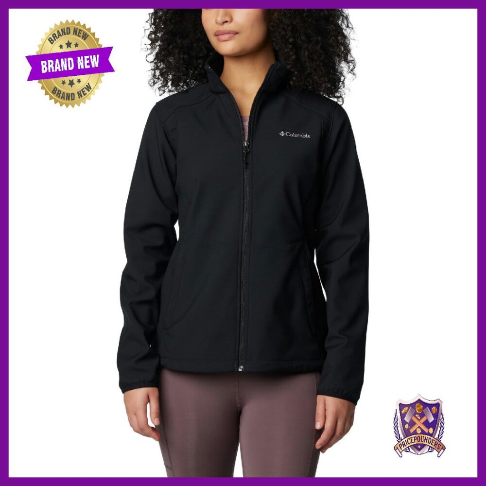 Water-Resistant Softshell Jacket with Zippered Po… - image 1